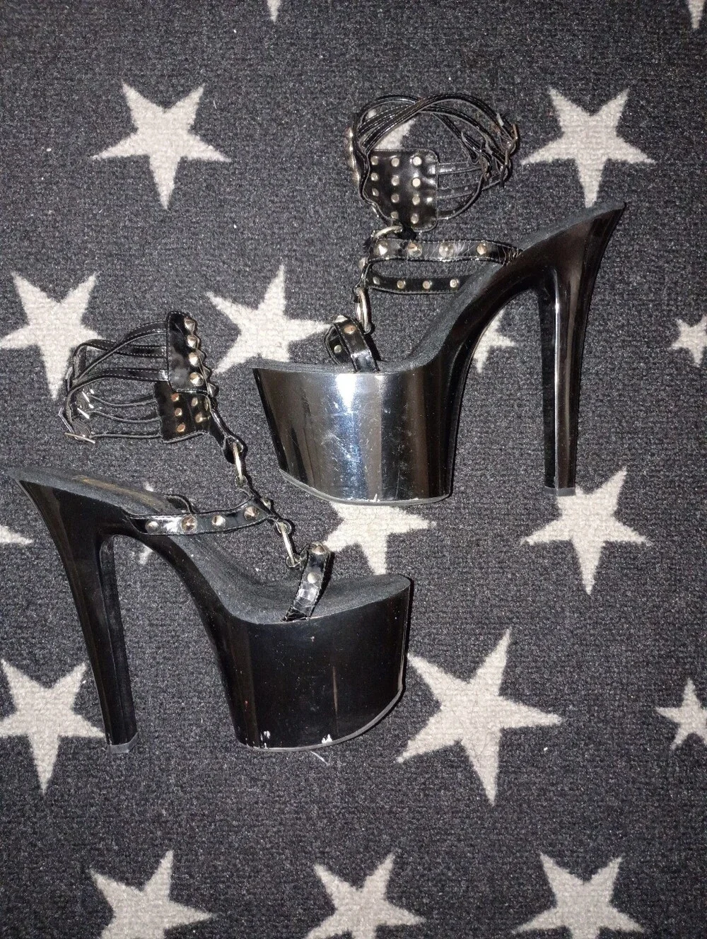 Vintage '90s  Platform Gothic Heels!